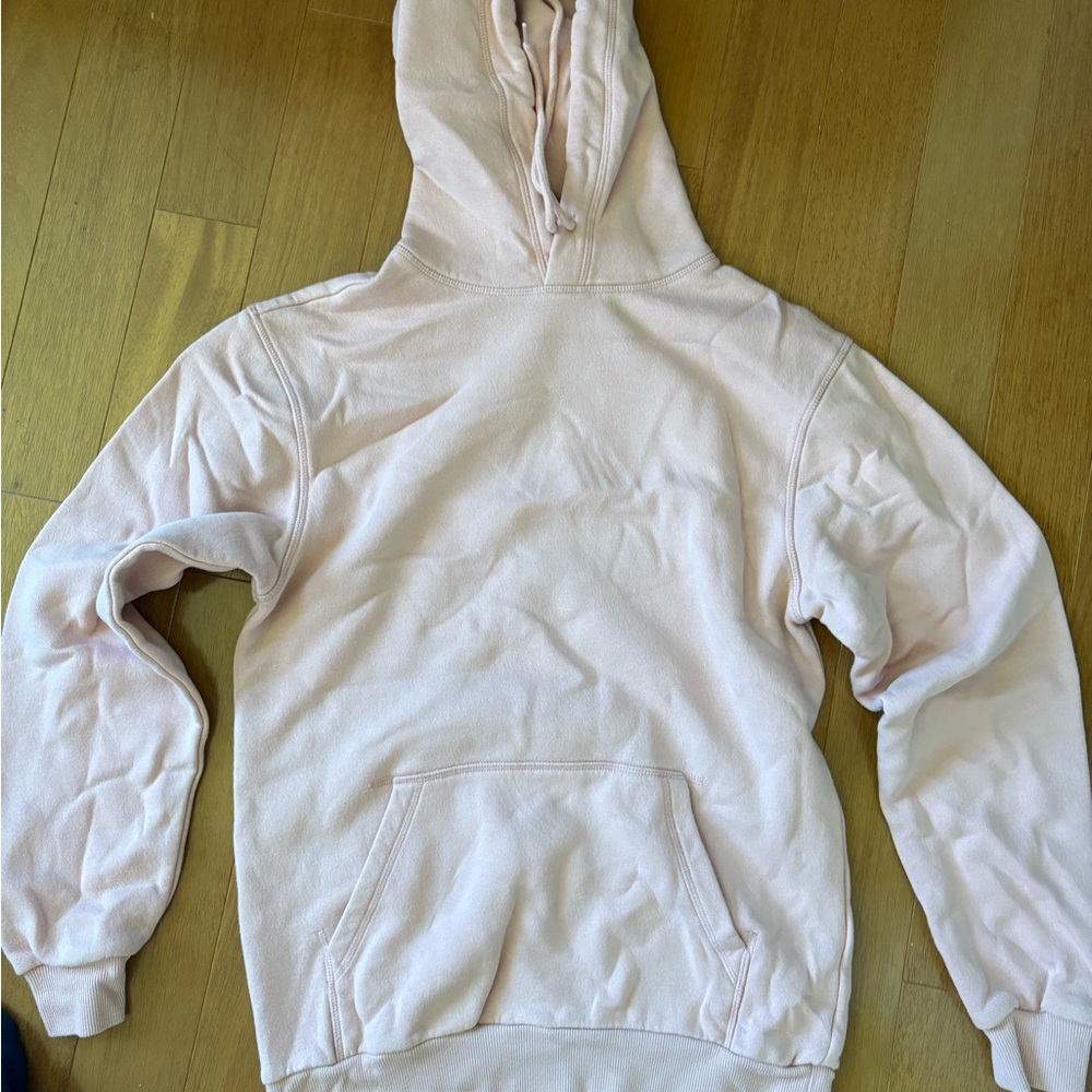 H&M Men's Pink Hoodie